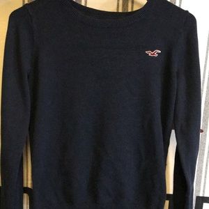 Navy blue hollister sweater